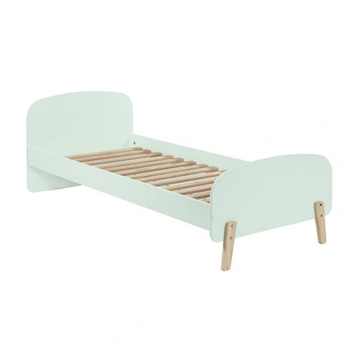 Lit 90x200cm Avec Barrière + Chevet + Coffre + Etagères - Bodhi Mint