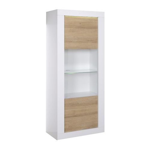 Ensemble Salon Complet Effet Chêne Et LEDs - Dayton Oak