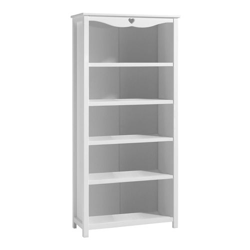 Pack Bureau + Bibliothèque Motifs Coeurs Ajourés - Milady