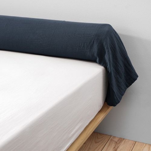 Taie De Traversin 43x185cm Gaze De Coton Minuit - Ourea