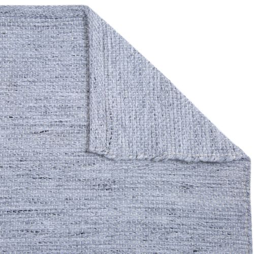 Tapis 120x170cm Pet Recyclé Toucher Laine Gris Chiné - Nidas