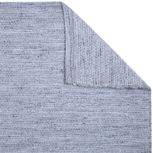 Tapis 160x230cm Pet Recyclé Toucher Laine Gris Chiné - Nidas