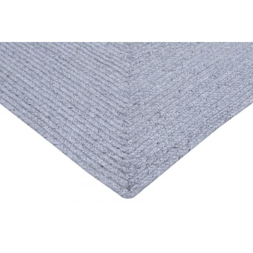 Tapis 120x170cm Pet Recyclé Toucher Laine Gris Cendré - Corvia