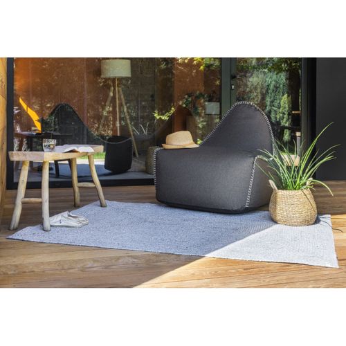 Tapis 120x170cm Pet Recyclé Toucher Laine Gris Cendré - Corvia
