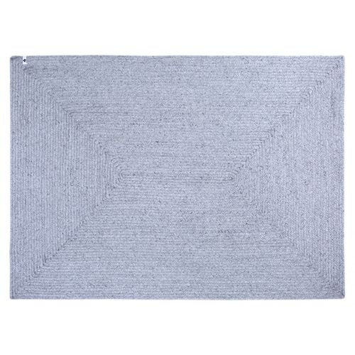 Tapis 120x170cm Pet Recyclé Toucher Laine Gris Cendré - Corvia