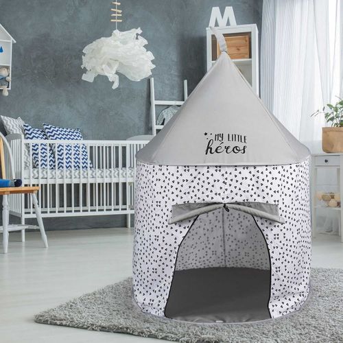 Tente Pop-up Grise 100x135cm - Yolene