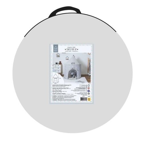 Tente Pop-up Grise 100x135cm - Yolene