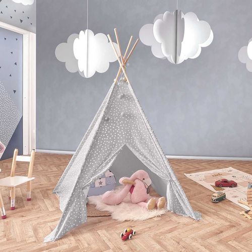 Tente Tipi Grise 120x120x160cm - Apache