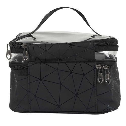 Trousse De Toilette 2 Niveaux Noire - Clara