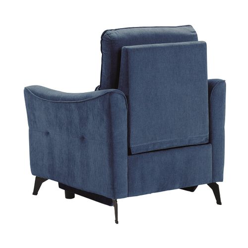 Fauteuil Electrique Tissu Waterproof Bleu - Burgos