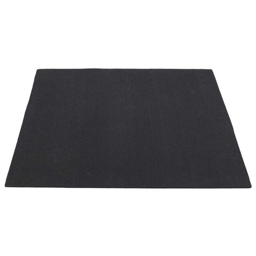 Tapis Anti-vibration Carré 60x60cm Noir En Plastique - Baxia