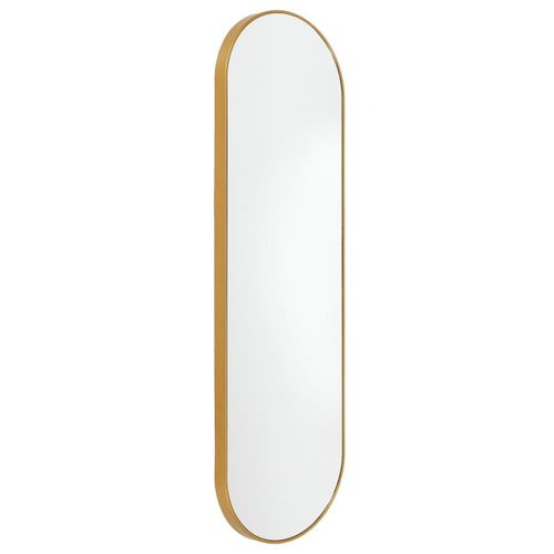 Miroir Doré Ovale 30x100 Cm - Hevia