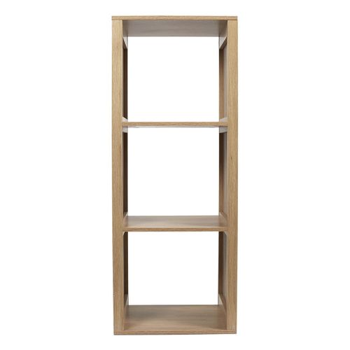 Rangement 3 Cases Effet Bois Avec Tasseaux - Pajan