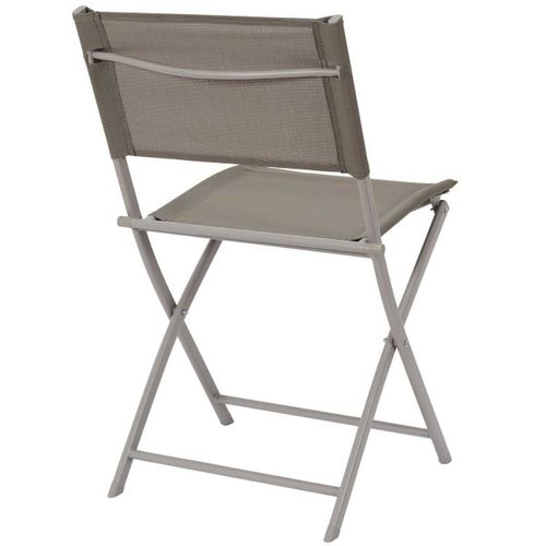 Lot De 4 Chaises De Jardin Pliantes Beige - Sanae