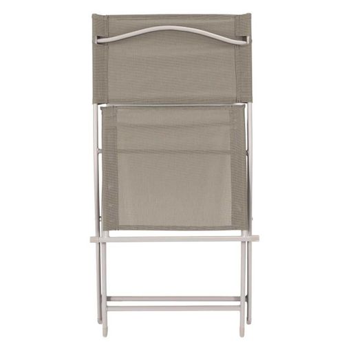 Lot De 4 Chaises De Jardin Pliantes Beige - Sanae