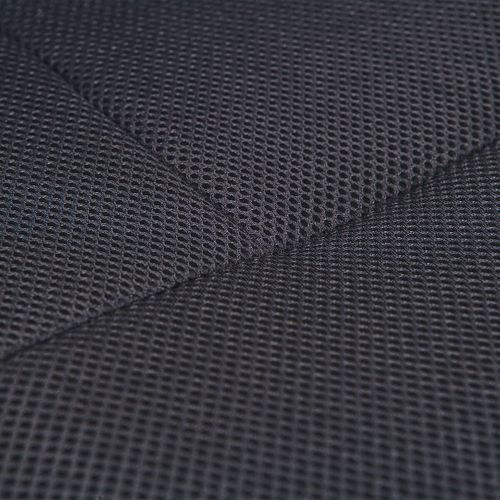 Fauteuil De Bureau Tissu Mesh Noir Pieds Chromés - Wallas