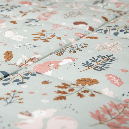 Couette Imprimée Forêt 240x220 Cm + 2 Taies D'oreiller 60x60 Cm - Valdy