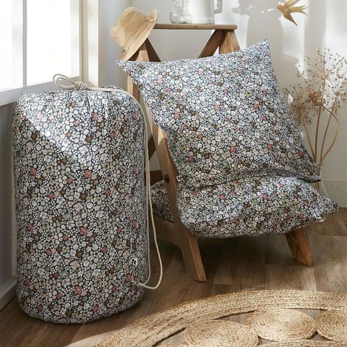 Couette Imprimée Fleurs 260 X 240 Cm + 2 Taies D'oreiller 60x60 Cm - Megan