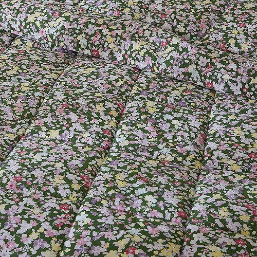 Couette Imprimée Floral 240x220 Cm + 2 Taies D'oreiller 60x60 Cm - Isia