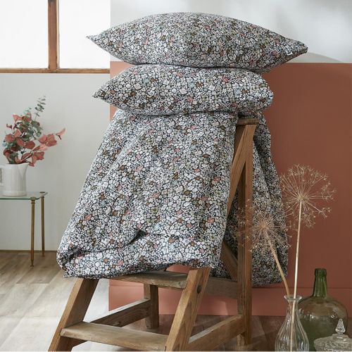 Parure De Lit Imprimé Fleurs Housse De Couette 260x240cm + 2 Taies D'oreiller - Megan