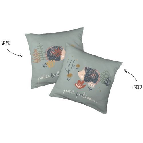 Parure De Lit Imprimé Hérisson Housse De Couette 200x200cm + 2 Taies D'oreiller - Gedeon