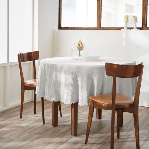 Nappe Ronde D.180cm Gaze De Coton Nuage - Ourea