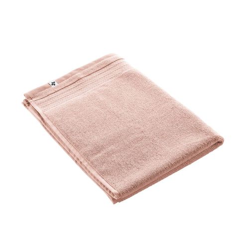 Tapis De Bain 50x70cm En Coton Bio Coloris Rose Poudré - Emma