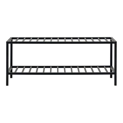 Range-chaussures 2 Niveaux En Acier Noir - Harald