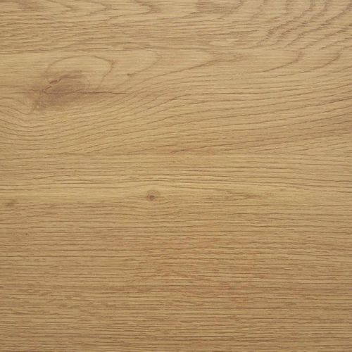 Table Basse Ovale Pieds Relief Mdf Effet Bois Naturel - Ankara