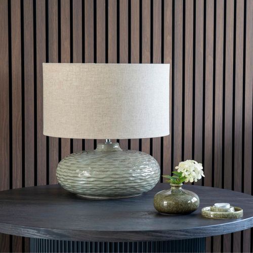 Table Basse Ronde 80cm Pieds Relief Mdf Effet Bois Foncé - Ankara