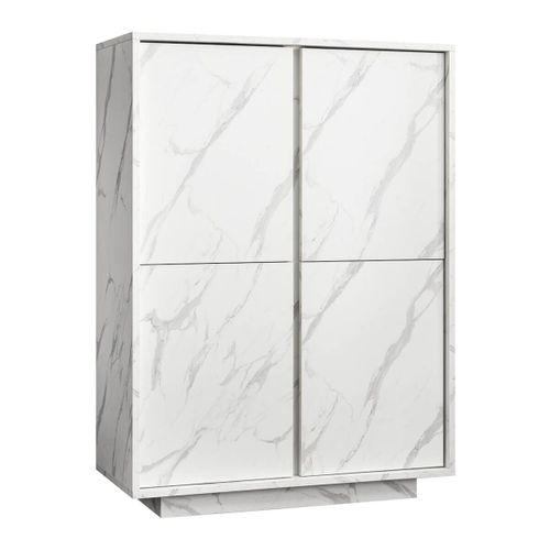 Ensemble Salon Aspect Marbre Blanc - Piralia