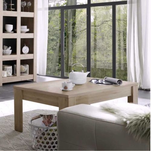 Table Basse Rectangulaire Plateau Et Pieds Aspect Bois Cadiz - Cadiz