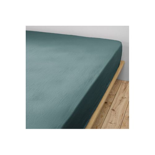 Drap Housse 90x200cm Gaze De Coton Canard - Ourea