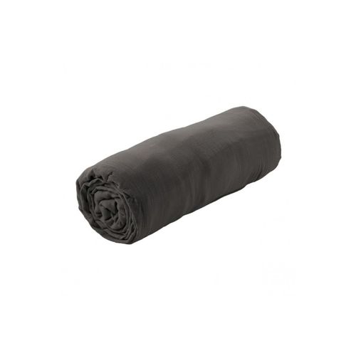 Drap Housse 140x200cm Gaze De Coton Granit - Ourea