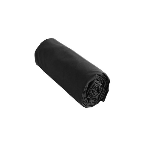 Drap Housse 80x200cm Coton Coloris Truffe - Samia