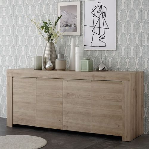 Buffet 4 Portes Aspect Bois Finition Cadiz - Firmin