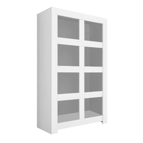 Rangement Ouvert 8 Niches Blanc Finition Mat - Firmin