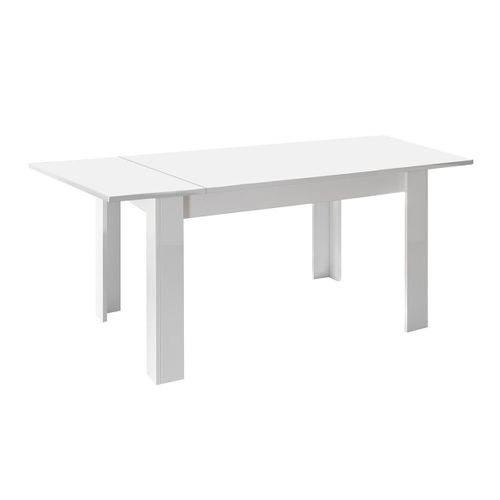 Table Repas Extensible Blanc Finition Mat - Westy