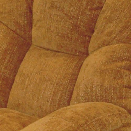 Fauteuil Pivotant En Tissu Polyester Jaune Moutarde - Noam
