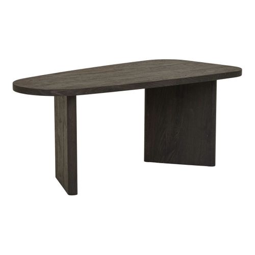 Table Basse En Mdf Aspect Bois Foncé Pieds Asymétriques - Valentiane