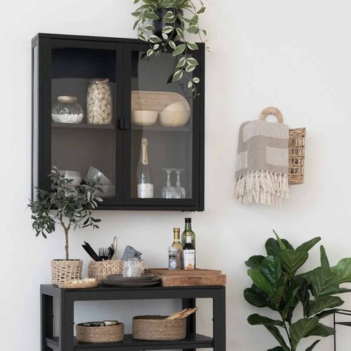 Plaid 130x180cm Taupe Et Beige à Motifs Géométriques - Imane