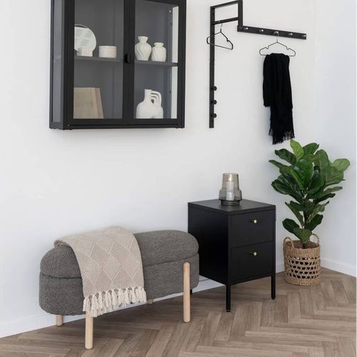 Plaid 130x180cm Taupe Et Beige à Motifs Losanges - Fathia