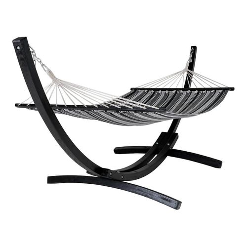 Hamac Pied En Bois De Mélèze Et Toile En Coton Et Polyester - Hamock