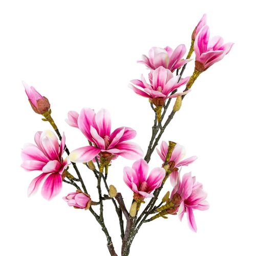 Magnolia à Fleurs Décoratif Artificiel Hauteur 74cm - Magiolia