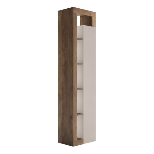 Ensemble Meuble Vasque 110cm + Colonne Beige Et Aspect Bois Mercure - Arturo