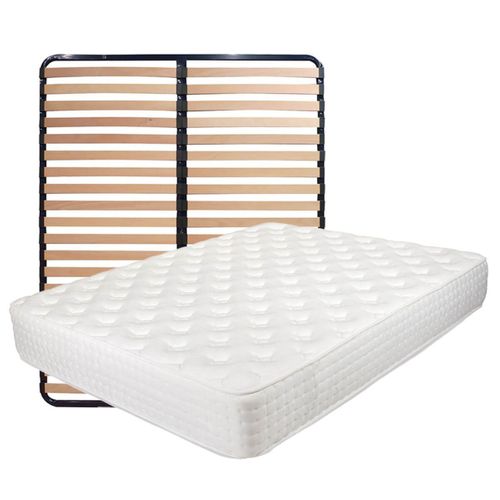Pack Matelas   160 X 200 Cm Avec Cadre à Lattes