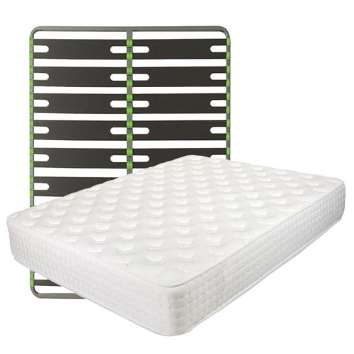Pack Matelas   140 X 190 Cm Avec Cadre à Lattes