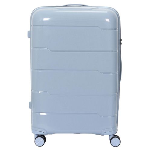 Lot De 3 Valises Bleues Gris (13l-107l) Avec Vanity, Roues Pivotantes 360°, Poignée De Traction