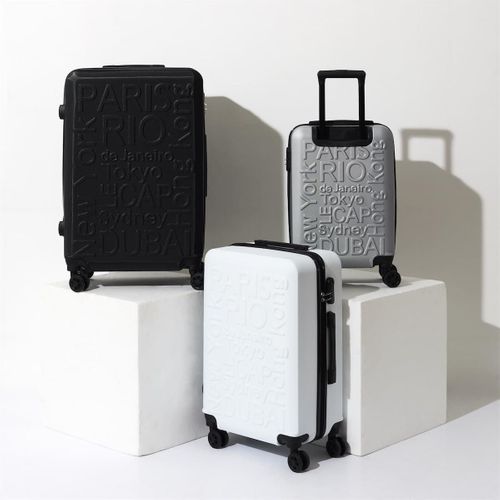 Lot De 3 Valises Noire, Grises, Blanche Avec Roues Pivotantes 360° Et Cadenas Sécurisé à Code - Kim