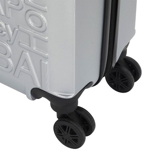 Lot De 3 Valises Noire, Grises, Blanche Avec Roues Pivotantes 360° Et Cadenas Sécurisé à Code - Kim